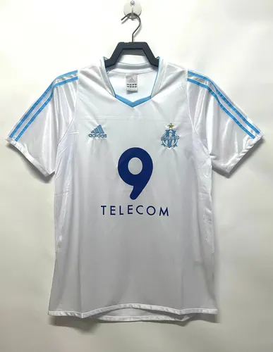 2002-2003 Retro Olympique de Marseille Home Football Jersey AAA fan-grade