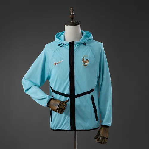 2026 France Men's Football Anthem Jacket -Light Blue