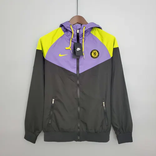 2023/2024 Chelsea Trikot Windjacke Schwarz und Lila — view 1