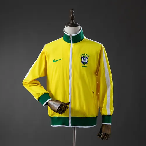 2026 Brazil 10/11 Windbreaker -Yellow S-XXL Football Shirt AAA fan-grade