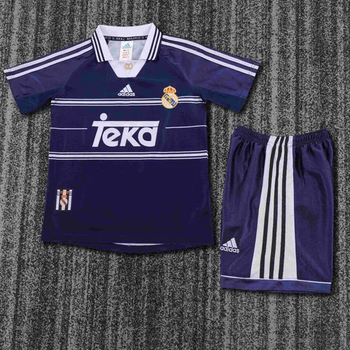 Maillot Extérieur Rétro Real Madrid 1998-1999 Qualité Thaï Taille Enfant