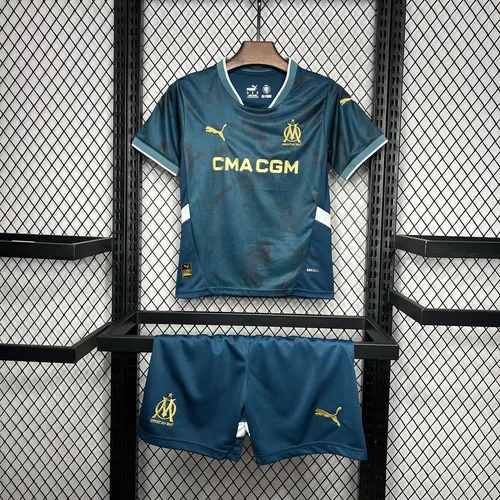 2024/2025 Olympique de Marseille Away Football Shirt AAA fan-grade Kids Size