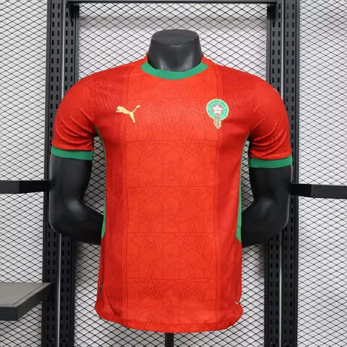 2025 Player Version Morocco National Team Home Football Shirt AAA fan-grade