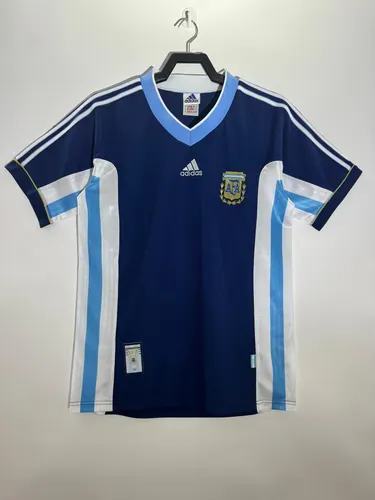 1998 Retro Argentinien Nationalmannschaft Auswärtstrikot Thai-Qualität