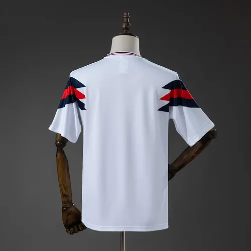 1990 Retro England Home Soccer Jersey — view 2