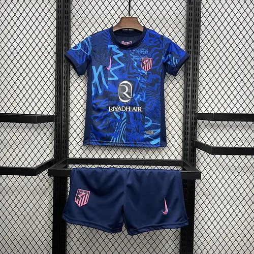 2024/2025 Atletico Madrid Third Away Soccer Jersey AAA fan-grade Kids Size