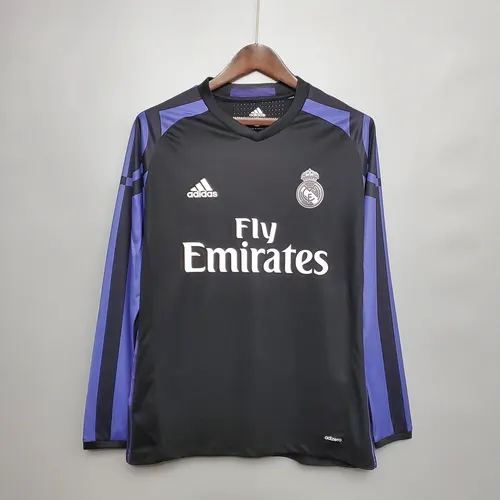2016/2017 Retro Long Sleeve Real Madrid Third Away — view 1