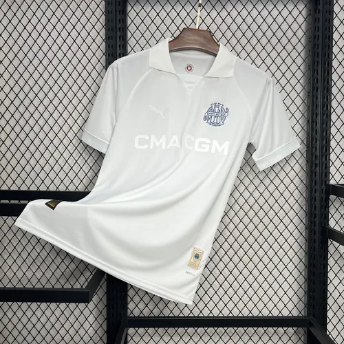 2024/2025 Olympique de Marseille 125th Anniversary White Jersey AAA fan-grade — view 1