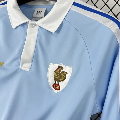 2026 France 120th Anniversary Blue Long Sleeve Retro Jersey — view 6