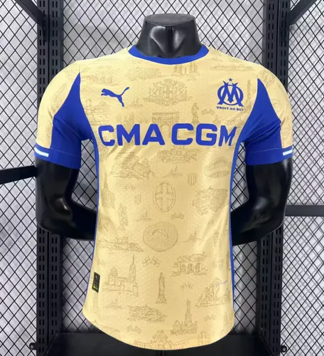 2025/2026 قميص كرة قدم Olympique de Marseille رابع خارج الأرض نسخة لاعب جودة تايلاندية