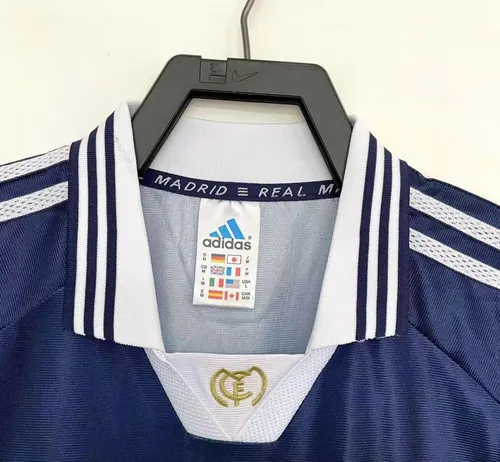 Camisa de Futebol Real Madrid Visitante Retrô 1998/1999 -Qualidade Tailandesa — view 3