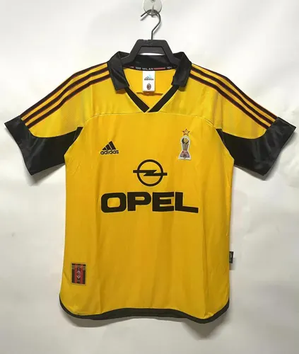 1999/2000 Retro AC Milan Camiseta Visitante Fútbol Calidad Tailandesa