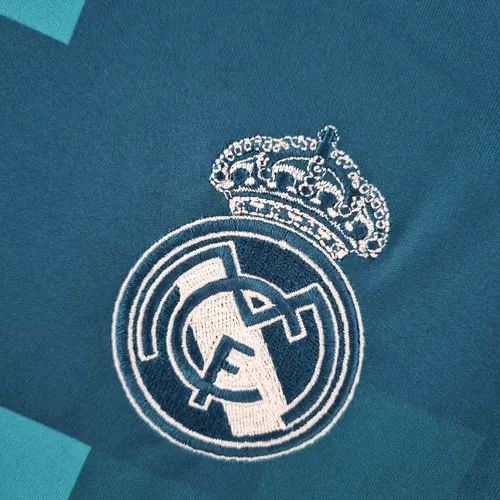قميص ريال مدريد الثالث الخارجي رجعي طويل الأكمام 2017/2018 — view 5