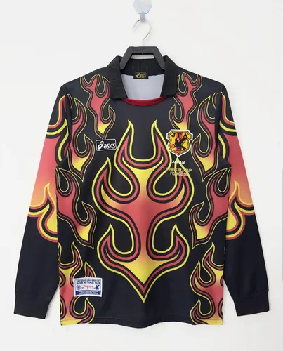 1998 Retro Japan Goalkeeper Football Jersey Long Sleeve AAA fan-grade