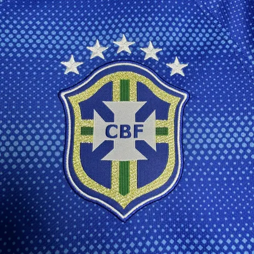 2014 レトロ Brazil アウェイサッカージャージ タイクオリティ — view 6