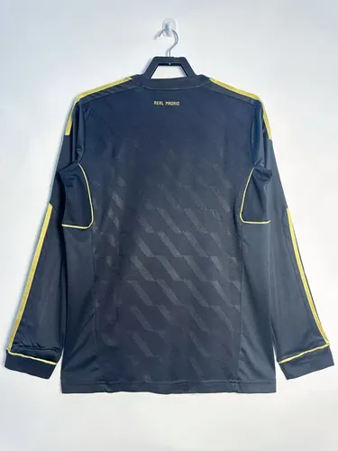 2011/2012 Retro Manga Longa Real Madrid Visitante Camisa Qualidade Tailandesa — view 2
