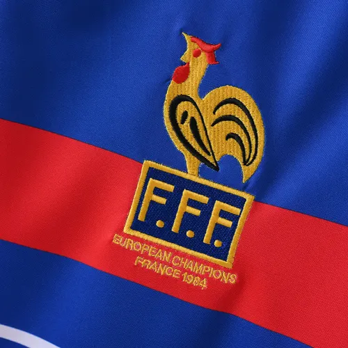 1984 Retro Frankreich Heimtrikot AAA Fanqualität — view 7