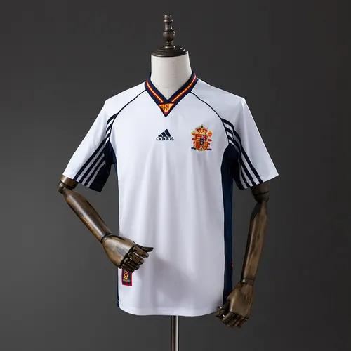 Camisa Retro Espanha Fora 1998 AAA qualidade fã — view 1