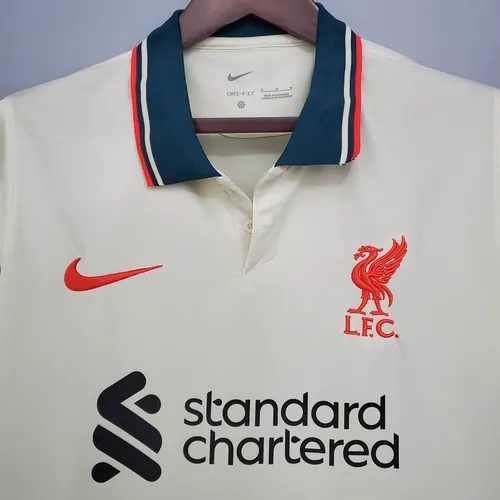 2021/2022 Liverpool Camiseta de Visitante Calidad Tailandesa — view 4