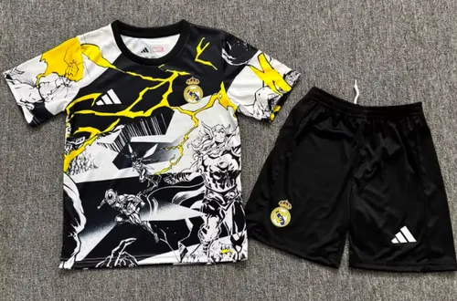 2025/2026 Real Madrid Collaboration With Marvel Football Shirt AAA fan-grade Kids Size