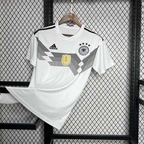 2018 Retro Germany Home Soccer Jersey AAA fan-grade — view 3