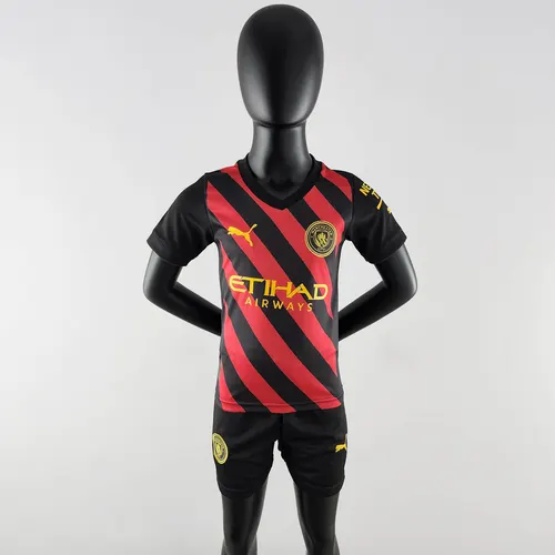 2022/2023 Manchester City Away Football Shirt AAA fan-grade Kids Size