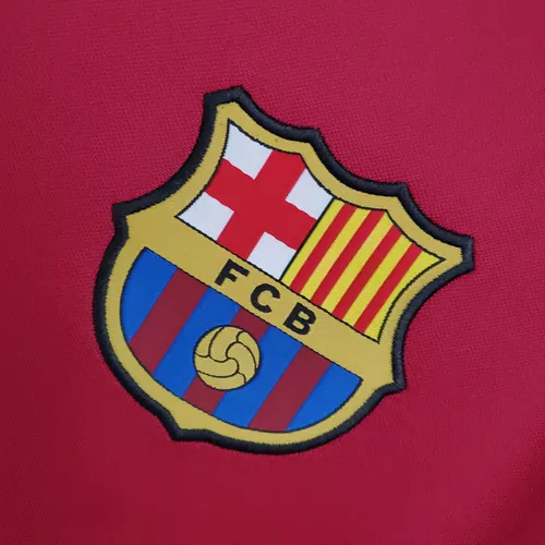 2021-2022 Barcelona Training Suit Red — view 4