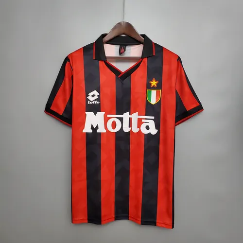 1993/1994 レトロ AC Milan ホーム フットボールシャツ タイ品質