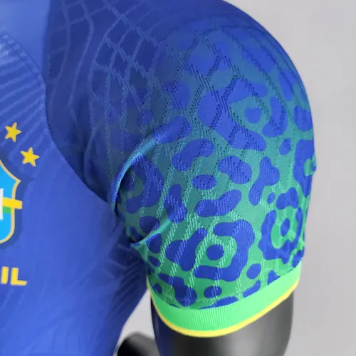 2022 FIFAワールドカップ プレイヤーバージョン ブラジル アウェイ サッカージャージ — view 8