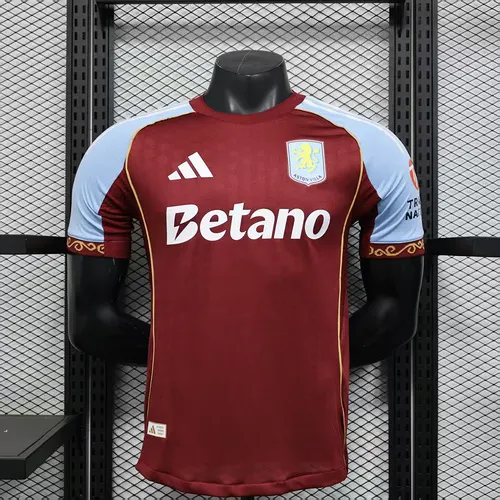 2025/2026 Player Version Aston Villa Home Football Shirt AAA fan-grade
