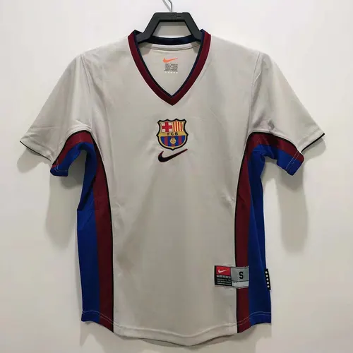 Maillot de football extérieur rétro 1998/1999 Barcelone Qualité Thaï