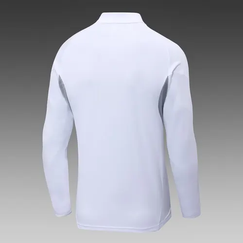 2025 Germany Half-Pull Training Suit White Jersey Set — view 4