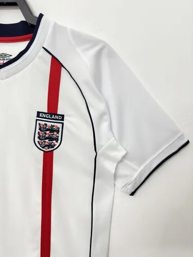 Camisa Retro Inglaterra Home 2002 Qualidade Tailandesa — view 7