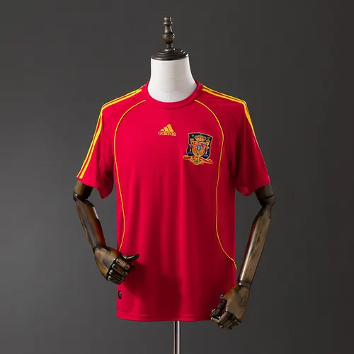 2008 Retro España Local Camiseta AAA calidad aficionado — view 1
