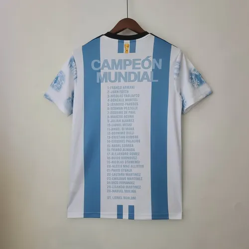 Camisa 2022 Argentina Casa Edição Comemorativa Campeã — view 2