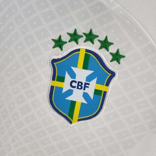 Camisa de Futebol 2022 Brasil Edição Conceito Branca — view 7