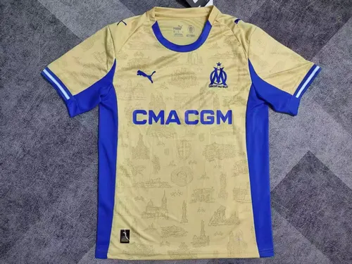 2025/2026 Olympique de Marseille Fourth Away Football Jersey AAA fan-grade
