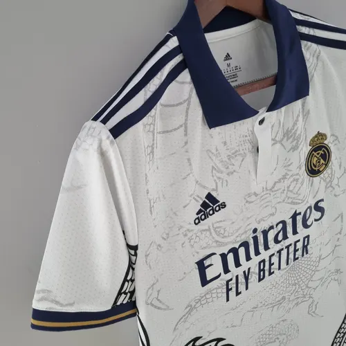 2022/2023 Real Madrid Camisa de Futebol Branca Dragão Chinês — view 6