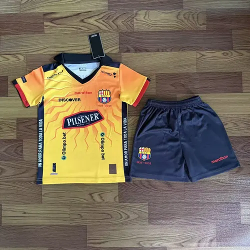 2025/2026 Barcelona 100th Anniversary Football Jersey AAA fan-grade Kids Size