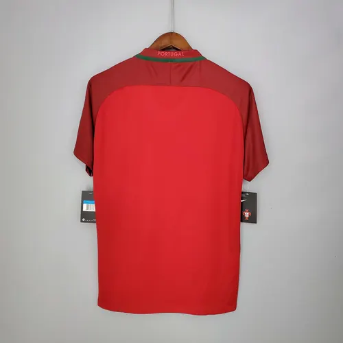 Maillot de football domicile Portugal 2016 Rétro Qualité Thaï 1:1 — view 2