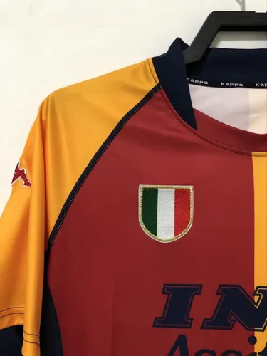 2000-2001 Retro Roma Heim Fußballtrikot Thai-Qualität — view 3