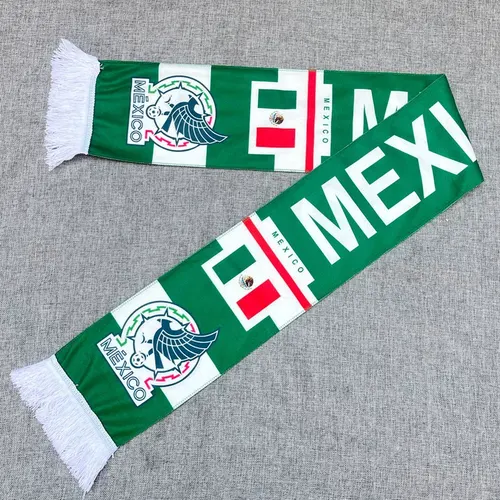 2026 World Cup Mexico Fan Soccer Scarf New Crest