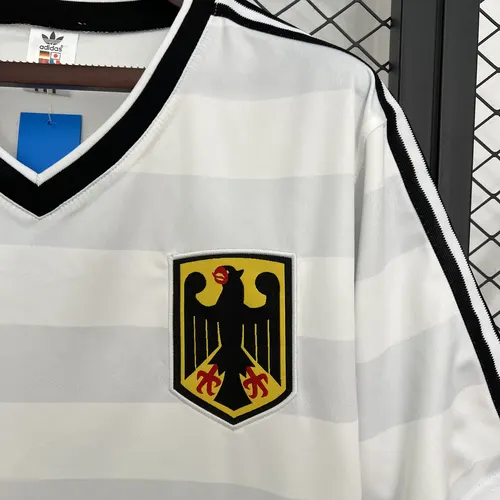Camisa de Futebol Retro Alemanha Away 1984 — view 3