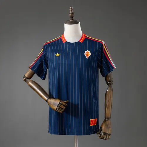 2026 Spain Terrace Icons T-Shirt Navy Blue