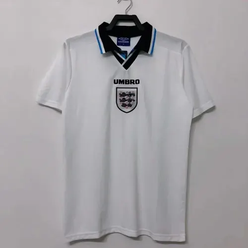 1996 Retrô Inglaterra Casa Camisa de Futebol