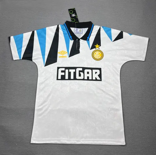 1992-1993 Retro Inter Milan Camiseta Visitante Fútbol Calidad Tailandesa