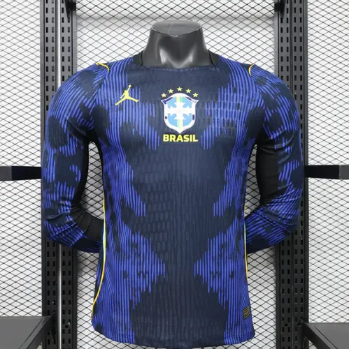 2026 Long sleeves Player Version Brazil Away Football Jersey AAA fan-grade