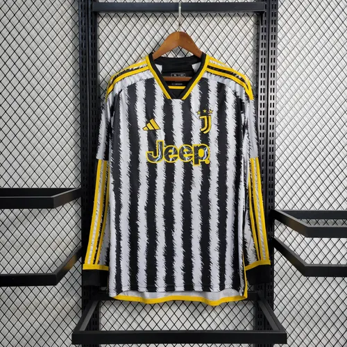 2023/2024 Long Sleeve Juventus Home AAA fan-grade — view 1