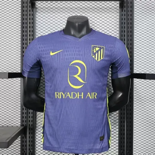 2025/2026 Player Version Atletico Madrid Away Football Jersey AAA fan-grade