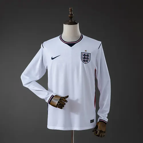 2026 Long Sleeve England National Team Home Football Shirt AAA fan-grade